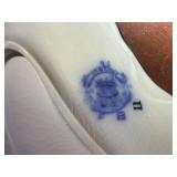 Grindley Flow Blue Antique Osborne Pattern Dinnerware Set