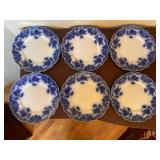 Grindley Flow Blue Antique Osborne Pattern Dinnerware Set