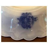 Grindley Flow Blue Antique Osborne Pattern Dinnerware Set