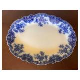 Grindley Flow Blue Antique Osborne Pattern Dinnerware Set