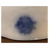 Grindley Flow Blue Antique Osborne Pattern Dinnerware Set