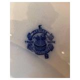 Grindley Flow Blue Antique Osborne Pattern Dinnerware Set