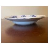 Set of 7 Assorted Antique Flow Blue Dishes English and German