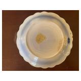 Set of 7 Assorted Antique Flow Blue Dishes English and German