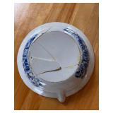 RARE Georgian/Early Victorian Transferware Warming Plate by Rogers England with Camel Pattern LOC97