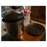 Set of Cooking Utensils Including Stainless Steel Stockpot and Accessories