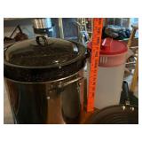 Set of Cooking Utensils Including Stainless Steel Stockpot and Accessories