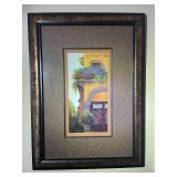 Framed Wall Art by Collective Images - Colorful Balcony Scene