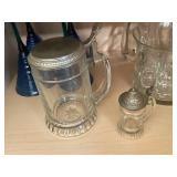 Collection of Vintage Glassware Set Including Buick Model 