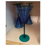 Collection of Vintage Glassware Set Including Buick Model 