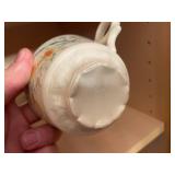 Set of Vintage Taylor Smith Taylor Creamy Floral Dinnerware