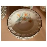 Set of Vintage Taylor Smith Taylor Creamy Floral Dinnerware