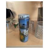 Collection of Assorted Glassware Including Wine Glasses and Shot Glasses