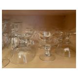 Collection of Assorted Glassware Including Wine Glasses and Shot Glasses