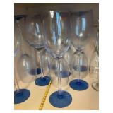 Eclectic Collection of Assorted Wine and Champagne Glasses