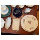 Collection of Vintage & Antique Porcelain Dinnerware with Floral Motifs - Includes Austrian, German and More!