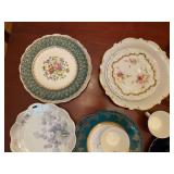 Collection of Vintage & Antique Porcelain Dinnerware with Floral Motifs - Includes Austrian, German and More!
