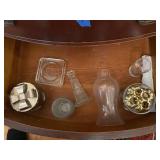 Collection of Vintage Candle Holders and Decor Items incl Danish