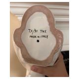 Pair of Italian Ceramic Dove Figurines