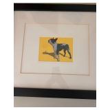 Framed Limited Edition Keith Grace Print - Boston Pup