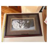 Framed Artwork - Rabbits - Milk Weed, Snips and Jams