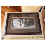 Framed Artwork - Rabbits - Milk Weed, Snips and Jams
