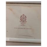 Set of 5 Vintage Decorative Trays with Floral and Fruit Designs