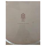 Set of 5 Vintage Decorative Trays with Floral and Fruit Designs