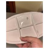 Ceramic Bull and Doe Animal Figurine