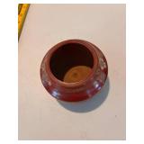 New Mexico Native American Quail Bird Figurine & Mexican Covered Jar