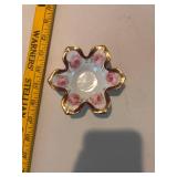 Collection of Assorted Decorative Porcelain Plates and Trinkets