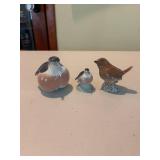 Set of 3 Danish Royal Copenhagen / B&G Bird Figurines