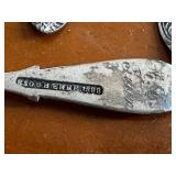 Set of 6 Antique .830 Silver Spoons - 73 Grams