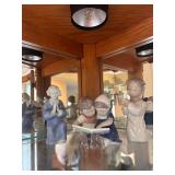 Collection of 3 Lladro and Danish Porcelain Figurines with Mini Plate