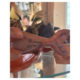 Group Animal Figures including Handcarved Wooden Kenya