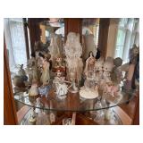 Collection of Figurines including German, Porcelain, Precious Moments and Kutani