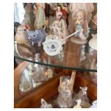 Collection of Figurines including German, Porcelain, Precious Moments and Kutani