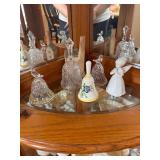 Vintage Collection of 5 Crystal and Ceramic Bells