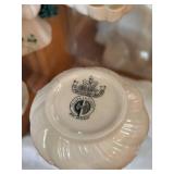 Set of Irish Belleek Porcelain Collectibles - Including Black Marks