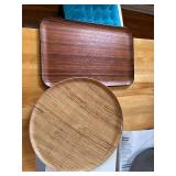 Collection of Baking Tools and Serving Trays