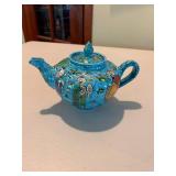 Handmade Turkish Teapot with Colorful Design