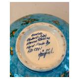 Handmade Turkish Teapot with Colorful Design