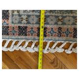 Handmade Woolen Area Rug with Geometric Design