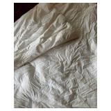 White Goose Down Comforter with Cotton Cover