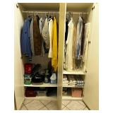 White 3-Door Wardrobe Closet 58"x22"x84" - Contents not included