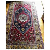Vintage Yahyali Rug with Intricate Geometric Patterns - 42" x 84"