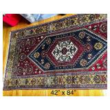 Vintage Yahyali Rug with Intricate Geometric Patterns - 42" x 84"