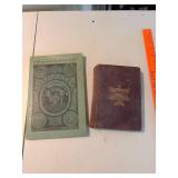 Pair of Antique Scandinavian Books: 