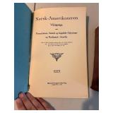 Pair of Antique Scandinavian Books: 