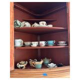 Collection of Vintage and Antique Tea Cups, Saucers, and Creamers